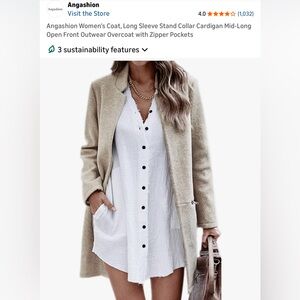 Elegant Tan Women's Coat